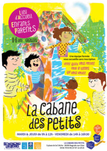 Affiche cabane des petits bagnols sur cèze LAEP